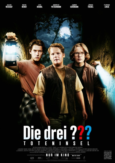Filmplakat Die drei Fragezeichen - Toteninsel 