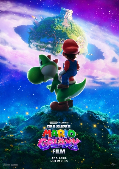 Filmplakat Der Super Mario Galaxy Film in 2D & 3D 